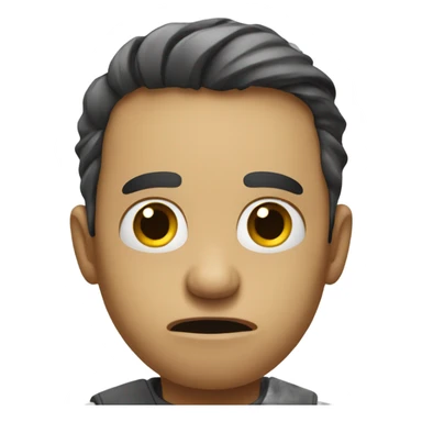 IT guy looking afraid sticker