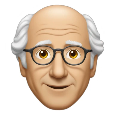 Larry David sticker