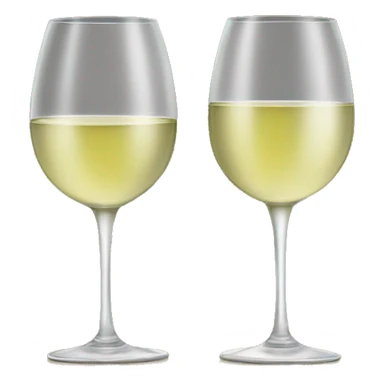 White wine glasses  sticker