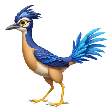 Road runner bird meme running sticker