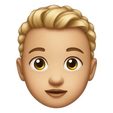 baby with diamond eyes sticker