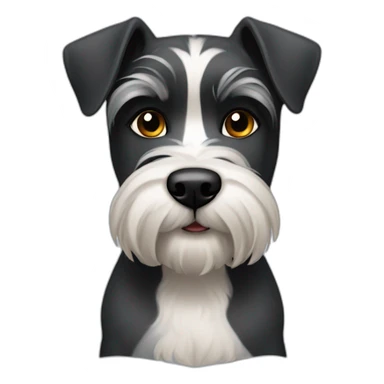 york and Schnauzer mix sticker