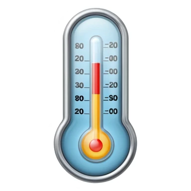 cold thermometer sticker