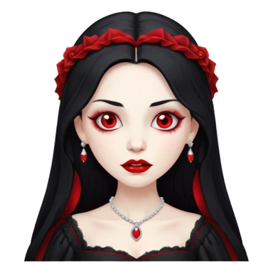 Vampire bride, tradition of vampire, Hungry. sticker