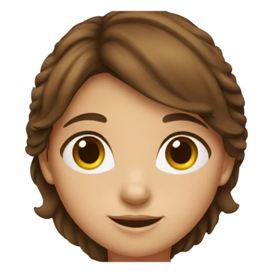 irish brown haired girl sticker