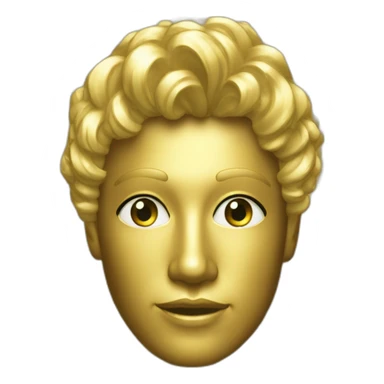 golden disco opulence sticker