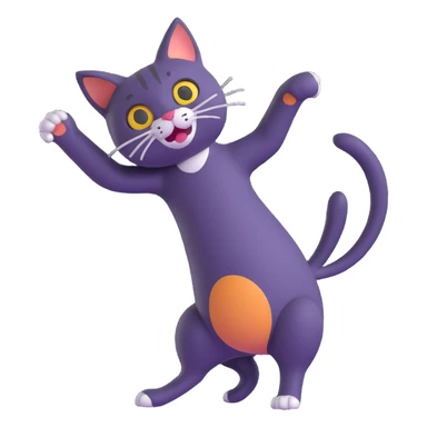dancing cat sticker