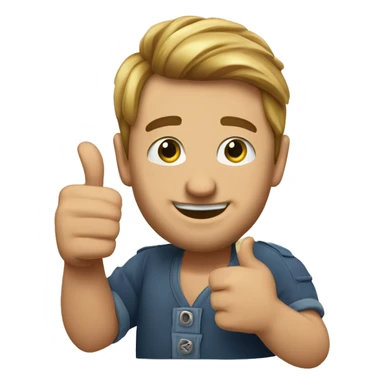 marcin pudzianoski thumb up sticker