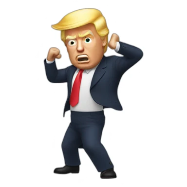 Donald Trump dab sticker