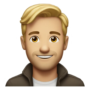 Drew Starkey smirking sticker