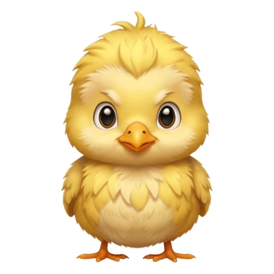 a baby chick with tatoos sticker