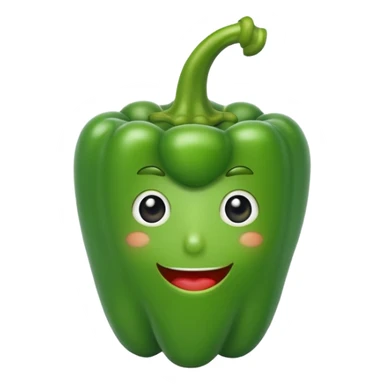 green pepper sticker
