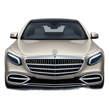 Mercedes maybach 2022 front view sticker