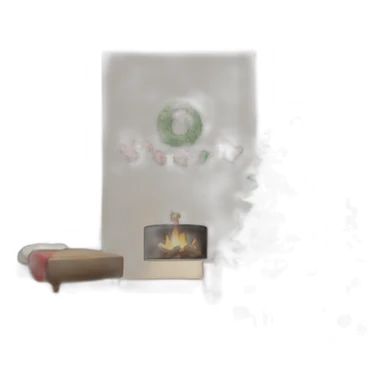 Title december with christmas decorations  sticker