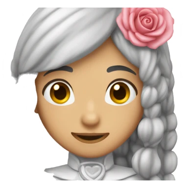 corazón rosa clarito sticker