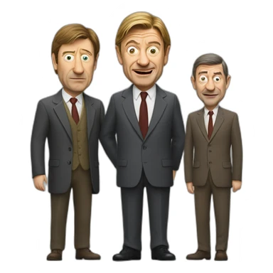 sean bean meets mr bean sticker