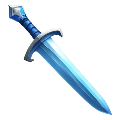 Blue Sword with sapphire on pommel sticker