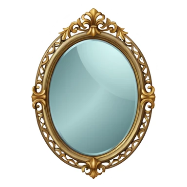 Aesthetic old mirror vintage sticker
