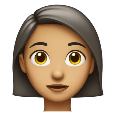 Girl giving side eye sticker