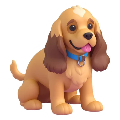 cocker spaniel dog sticker
