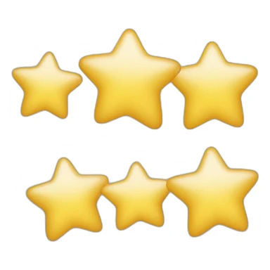 5 stars rating sticker