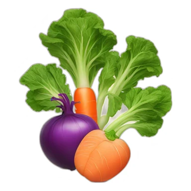 vegetable and proteins sticker