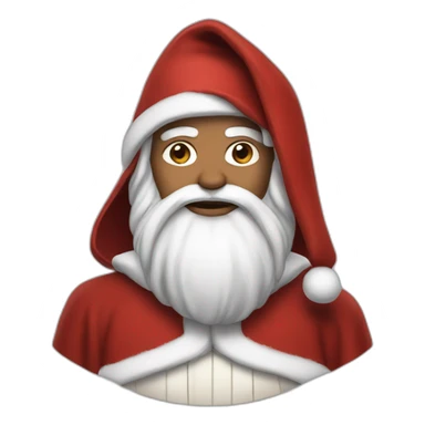 Jedi santa clause  sticker