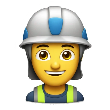 CONTRUCTOR CON CASCO DE SEGURIDAD  sticker