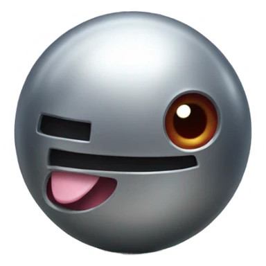 Metal Kirby ball with wheels sticker