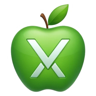 checkmark icon, apple style emoji, simple and recognizable sticker