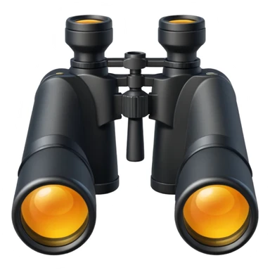 une paire de jumelles sticker