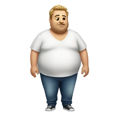 Fat dude  sticker