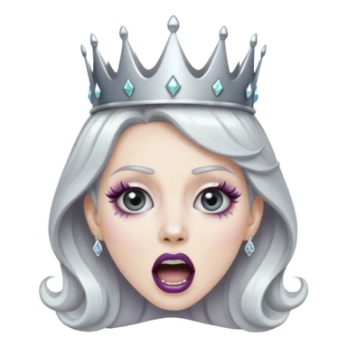 Glitter scream queen sticker