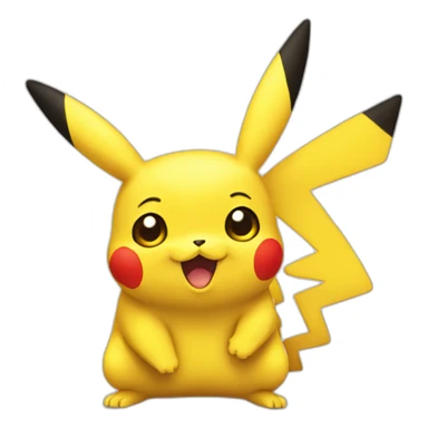 Pikachu 3rd leg sticker