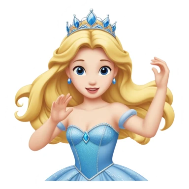 princesse disney qui danse  sticker