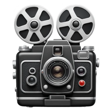 create a film camera emoji  sticker