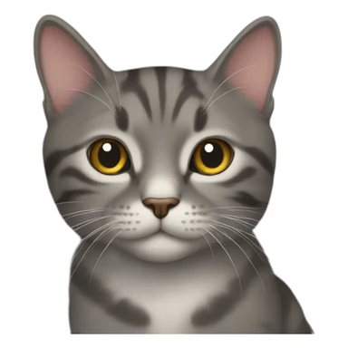 cat with had sticker