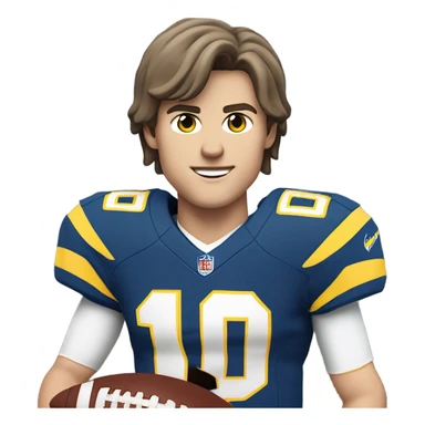 Chargers Quarterback Justin Herbert sticker