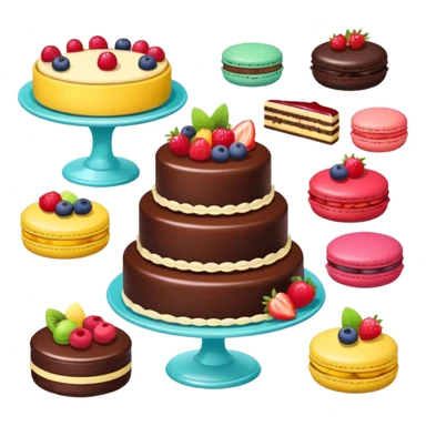 buffet dessert sticker