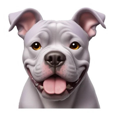 Lilac tri XL American Bully dog sticker