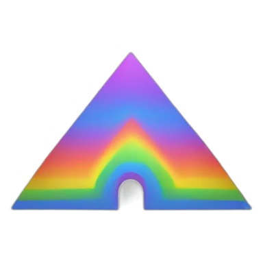ethereum symbol rainbow sticker