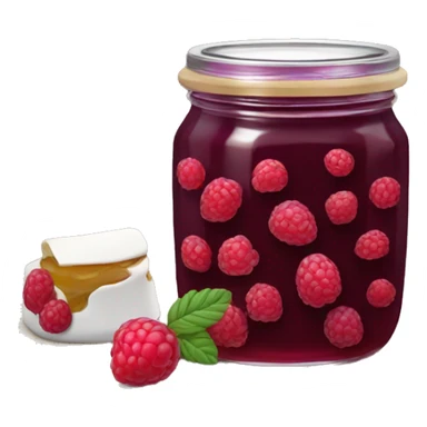 Confiture framboise sticker