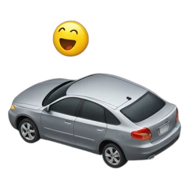 phone falling out car sticker