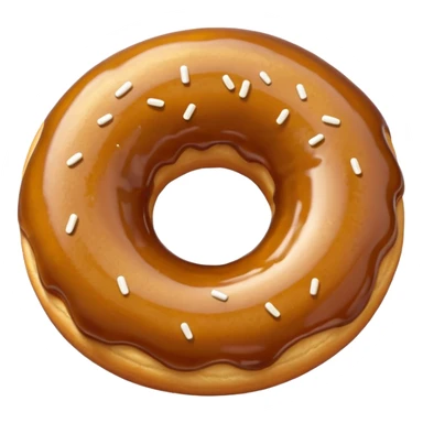 Glazed donut sticker