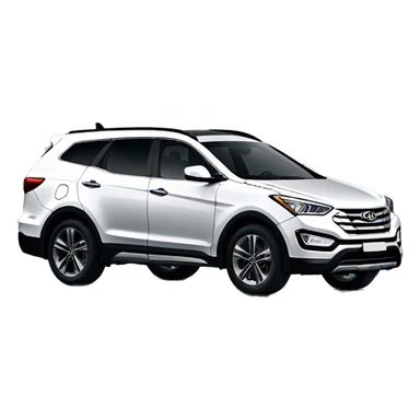 Hyundai santa fe 2016 black sticker