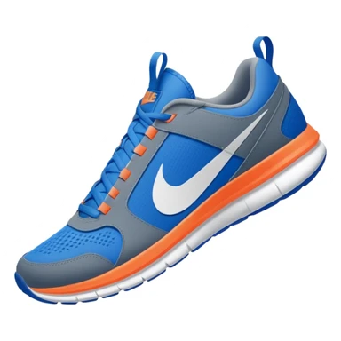 Um tubarão de tênis azul da Nike  sticker