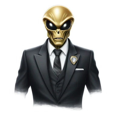 Millionaire xenomorph sticker