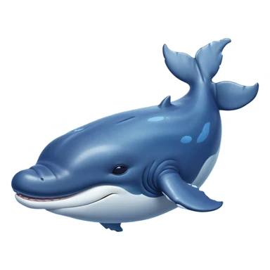 Meme-Worthy Cute Sleeping Humpback Whale Portrait Emoji, Head resting peacefully with a contented smile, showcasing an enormous blue-gray body with gently drifting pectoral fins and eyes softly closed in serene slumber, Simplified yet adorably endearing features, highly detailed, glowing with a soft, drowsy deep-sea light, high shine, relaxed and utterly lovable, stylized with an air of playful oceanic laziness, soft glowing outline, capturing the essence of a sleeping humpback whale that feels destined to become the next viral icon of adorable marine rest! sticker