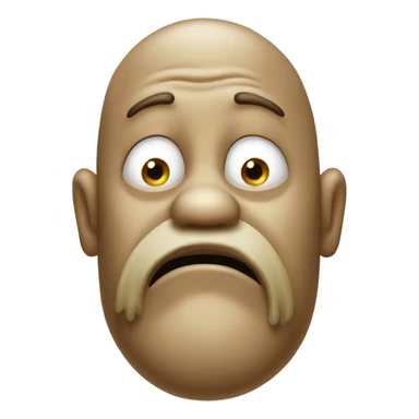 Big smelly man with a booger hanging out of nose  sticker