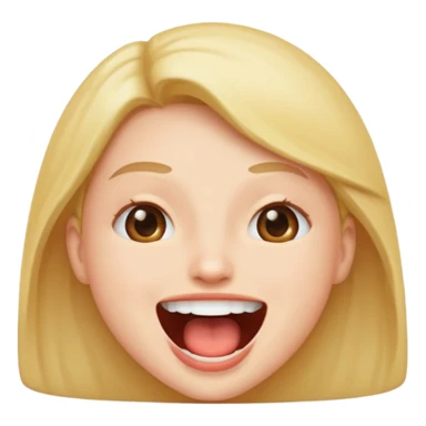 Announcement with mouth sticker